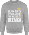 Silnik buczy szpachla pęka ale ważne że beemka Męska bluza 