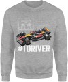 Bolid wyścigowy Formuła 1 #1 Driver motorsport szybkość adrenalina racing Męska bluza 