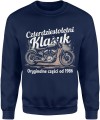 Motocykl custom Czterdziestolatek – oryginalne części od 1986 Męska bluza 