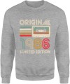 Original 1986 Limited Edition Kaseta Vintage Męska bluza 