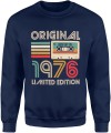 Original 1976 Limited Edition Kaseta Vintage Męska bluza 