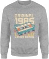 Rocznik 1986 kaseta magnetofonowa retro muzyka limitowany styl Męska bluza 
