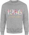 1986 Limited Edition Kwiaty Męska bluza 