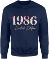 1986 Limited Edition Kwiaty Męska bluza 