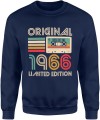 Original 1966 Limited Edition Kaseta Vintage Męska bluza 