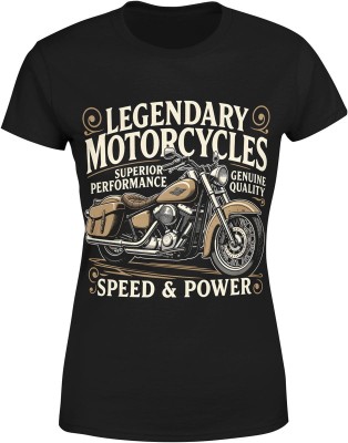 Legendary motorcycles speed power klasyczny motocykl wolność Damska koszulka