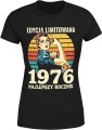 Edycja limitowana 1976 najlepszy rocznik retro styl kobieca siła vintage lata 70 Damska koszulka 