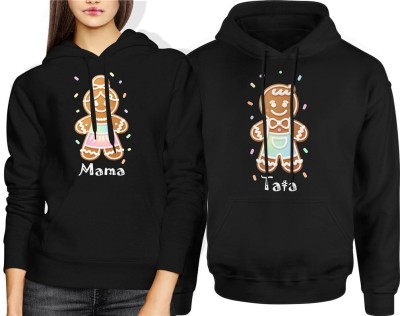 Zestaw bluz Mama Tata piernikowy duet rodzinny świąteczny dla mamy i taty