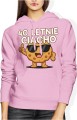 40 letnie ciacho humor wiek styl dystans do siebie charakter Damska bluza z kapturem 