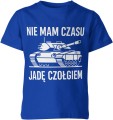 Czołg – Nie mam czasu, jadę czołgiem Dziecięca koszulka 