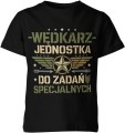 Wędkarz jednostka do zadań specjalnych humor pasja Dziecięca koszulka 