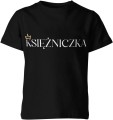Księżniczka typografia korona delikatny styl pewność siebie Dziecięca koszulka 