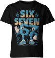 Six seven 67 kreskówka 6 7 mem tiktok Dziecięca koszulka 