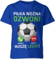 Piłka nożna dzwoni mecz futbol pasja kibic kibicowska Dziecięca koszulka 