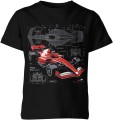 Bolid wyścigowy projekt techniczny motorsport aerodynamika prędkość tor Dziecięca koszulka 