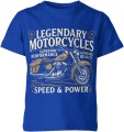 Legendary motorcycles speed power klasyczny motocykl wolność Dziecięca koszulka 