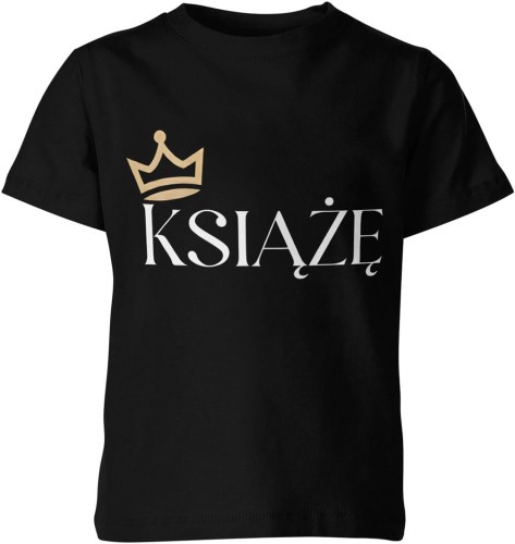 Książę korona styl królewski prestiż elegancja charakter Dziecięca koszulka 