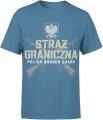 Straż Graniczna Polish Border Guard orzeł godło karabiny skrzyżowane służba graniczna Męska koszulka 