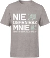 Nie ogarniesz mnie nawet z instrukcją obsługi tekst geek technologia sarkazm ironia IT Męska koszulka 