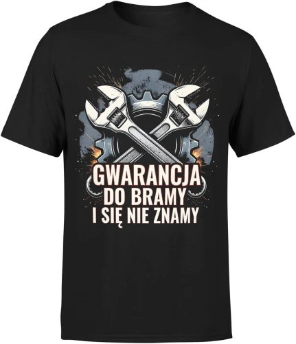 Mechanik klucze naprawa samochód warsztat narzędzia serwis pasja motoryzacja styl Męska koszulka 