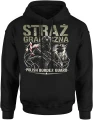 Straż Graniczna Polish Border Guard żołnierz karabin granica patrol bezpieczeństwo służba Męska bluza z kapturem 