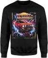 Samochód retro neonowy klasyk powrót do młodości lata 80 styl Męska bluza 