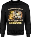 Kierowca ciężarówki pasja trasy transport TIR życie za kółkiem Męska bluza 
