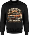Samochód muscle car klasyk USA Los Angeles racing szybka jazda moc silnik styl Męska bluza 