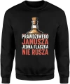 Prawdziwego Janusza jedna flaszka nie rusza Męska bluza 