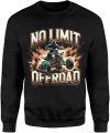 No limit offroad quad jazda terenowa adrenalina motoryzacja ekstremalna przygoda Męska bluza 