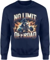 No limit offroad quad jazda terenowa adrenalina motoryzacja ekstremalna przygoda Męska bluza 