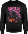 Godzilla neon potwór miasto ogień klimat monster movie kaiju Męska bluza 