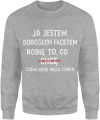 Jestem dorosłym facetem robię co chcę tata córka humor ojciec rodzina Męska bluza 