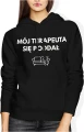 Mój terapeuta się poddał humor ironia sofa psychologia tekst mem śmieszny klimat Damska bluza z kapturem 