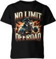 No limit offroad quad jazda terenowa adrenalina motoryzacja ekstremalna przygoda Dziecięca koszulka 