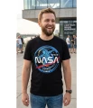 NASA kosmos astronauta space cosmic vibes galaktyka planety gwiazdy futurystyczny styl Męska koszulka