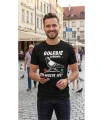 Męska koszulka - Gołębie Dzwonią czarna