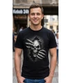 Skeleton Horror Mroczna Skull Męska koszulka