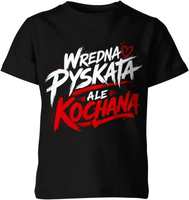 Wredna Pyskata Ale Kochana Kobieta Z Pazurem Dziecięca koszulka