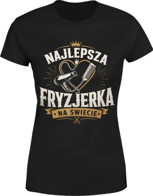 Najlepsza Fryzjerka Na Świecie Beauty Damska koszulka