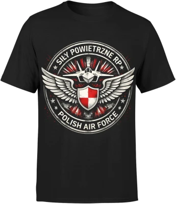 Siły Powietrzne Polish Air Force Męska koszulka