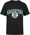 Argentyna flaga vintage football mundial kibic sport Męska koszulka 