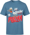 Jak Kocha To Połyka Bocian Śmieszny Viral Męska koszulka 