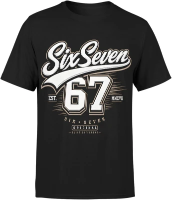 Six Seven 6 7 original est styl Męska koszulka