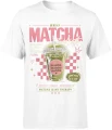 Matcha Latte Iced Herbata Zielona Napój Cafe Męska koszulka 