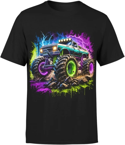 Monster Truck Off Road Terenówka 4x4 Męska koszulka 