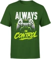Always In Control Gracz Gaming Pad Konsola Męska koszulka 