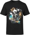 Panda skate deskorolka street miejski styl Męska koszulka 