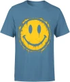 Smile face graffiti emoji happy Męska koszulka 