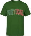 Portugal Flaga Portugalii Football Fan Style Męska koszulka 